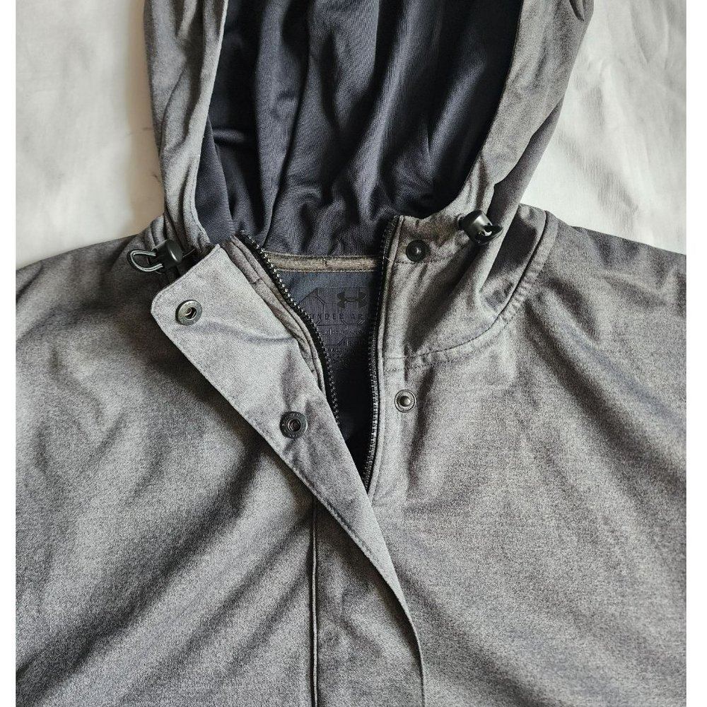 Under Armour Unstoppable Gore Windstopper Camo Water-Resistant Jacket Gray S/P - Picture 8 of 14